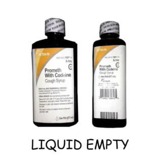 Actavis Glass Pint empty BOTTLE Movie Prop Replica Item Vintage