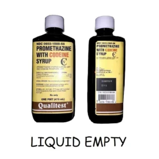 Qualitest Glass Pint empty BOTTLE Movie Prop Replica Item Vintage
