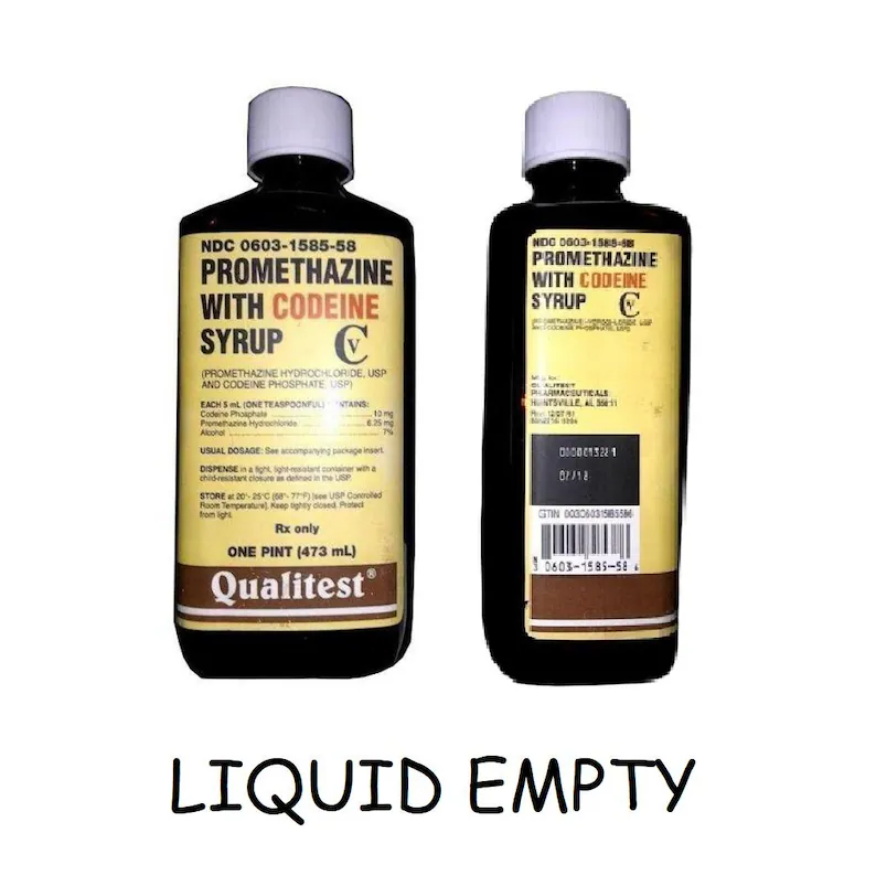 Qualitest Glass Pint empty BOTTLE Movie Prop Replica Item Vintage