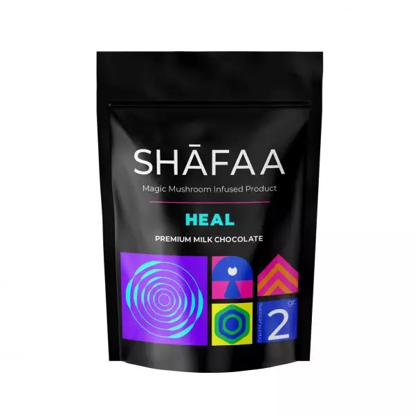 Β Shafaa Macrodosing Magic Mushroom Infused Premium Milk Chocolate
