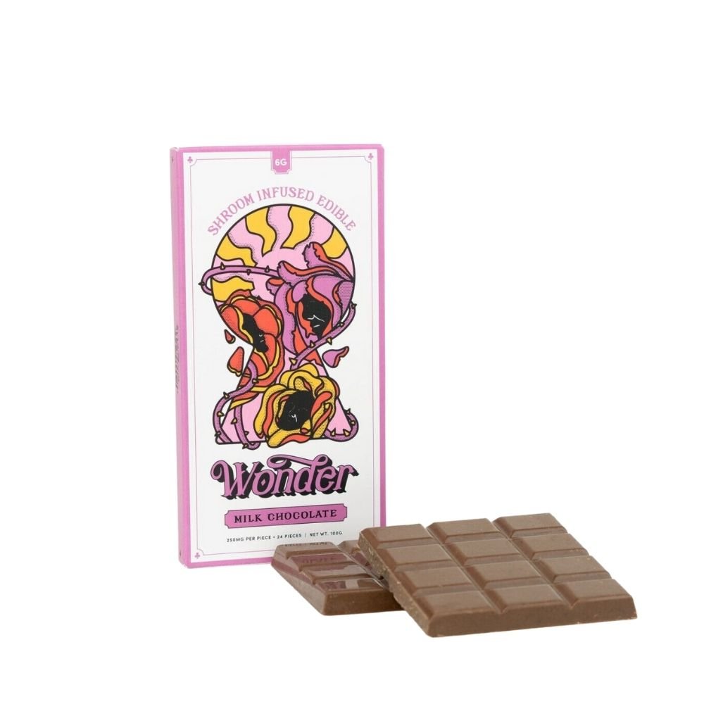 Wonder Psilocybin Milk Chocolate Bar (6000mg)
