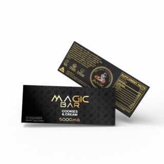 Magic Mushroom Chocolate Bar 5 Grams – Cookies and Cream